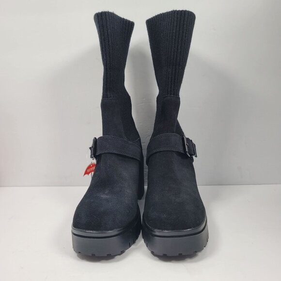 Blondo Women's Black Waterproof  Chunky Heel Boots US Size 8.5M NWOT - Picture 3 of 10